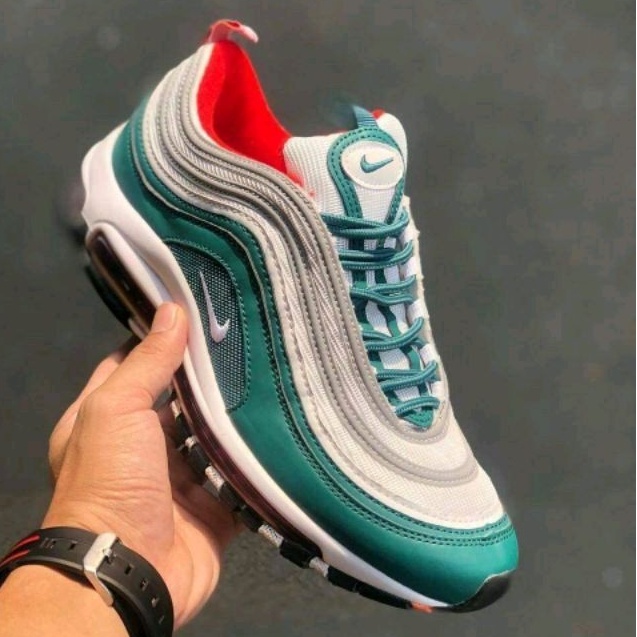 Jual Sepatu Sneakers Nike Air Max Airmax 97 rainforest rain forest Green Hijau Premium Shopee Indonesia