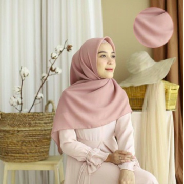 Jual Bella Square New Warna Part Hijab Segiempat Shopee Indonesia