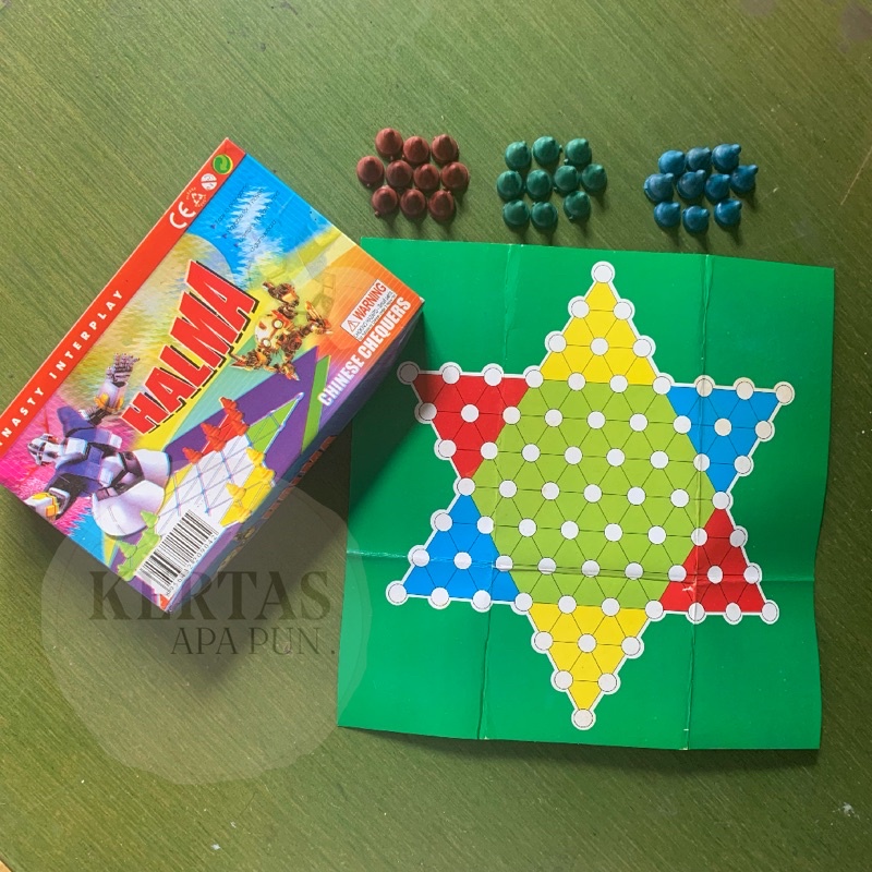 Jual Boardgame Halma Ular Tangga Kertas Mainan Anak Kecil Chinese ...