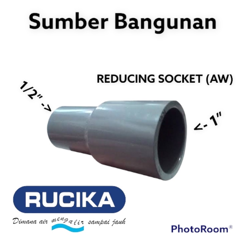 Jual Reducing Socket Rucika Aw Sambungan Pipa Operan Sambungan Peralon Rucika