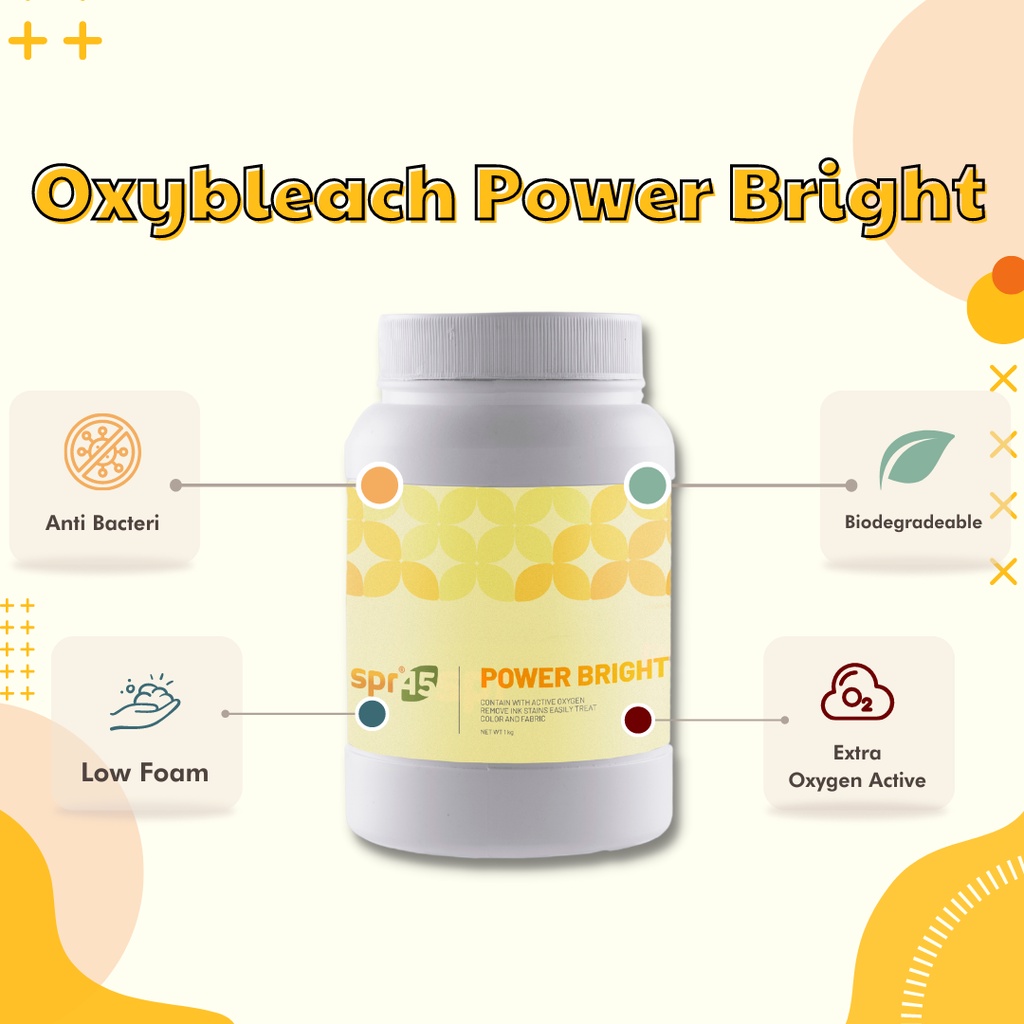 Jual Detergen Laundry SPR45 Deterjen Bubuk Oxcybleach Power Bright ...