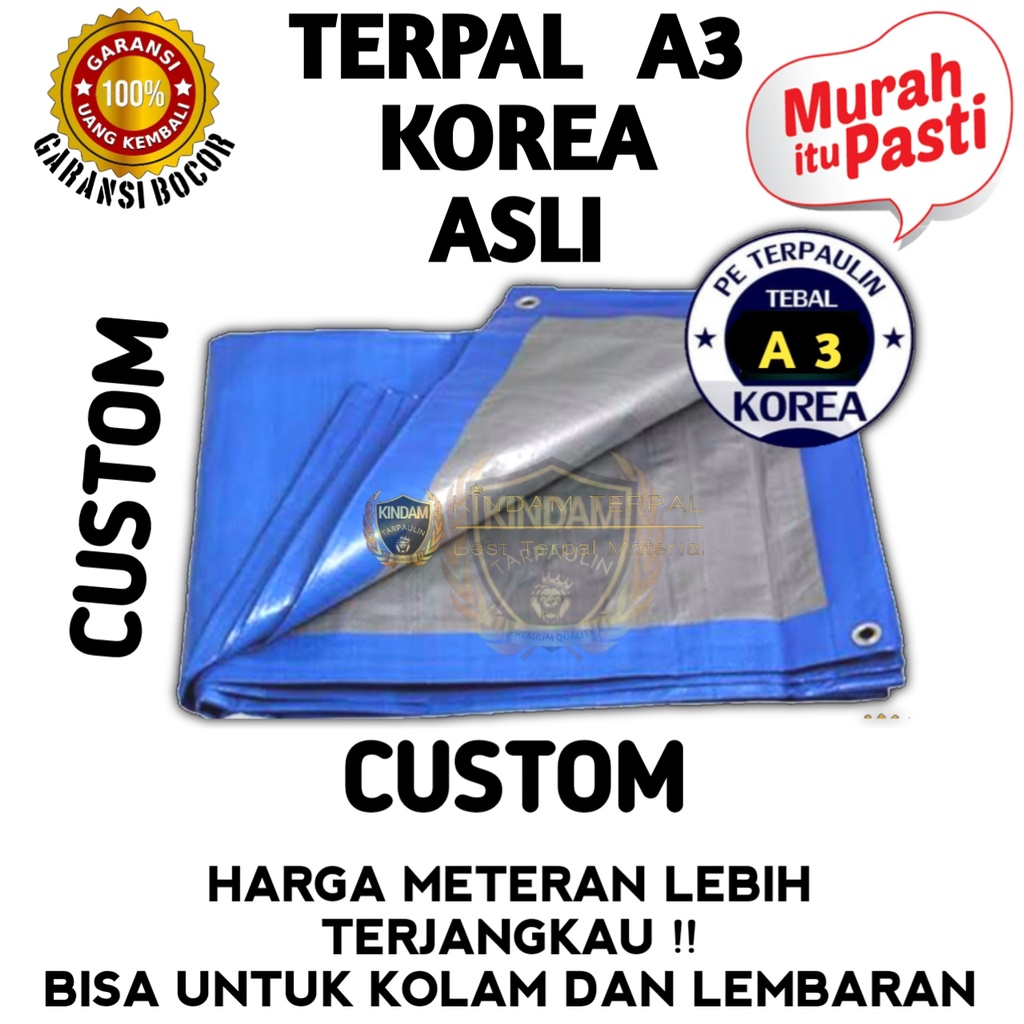 Jual TERPAL KOREA A3 UKURAN CUSTOM | TERPAL LEMBARAN | HARGA PERMETER ...