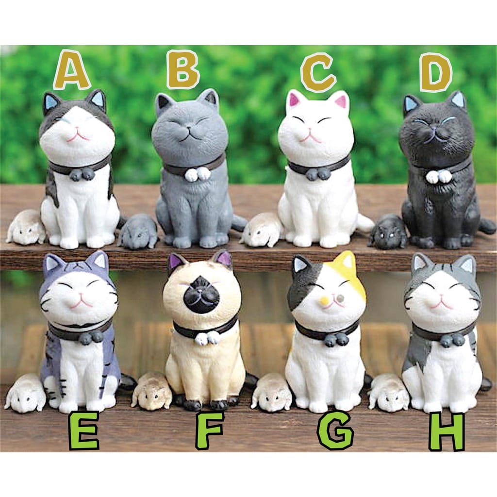 Jual Miniatur Mainan Topper Cake Figure Kucing dan Tikus | Shopee Indonesia