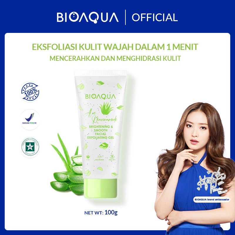 Jual BIOAQUA Scrub Wajah Niacinamide Brightening & Smooth Facial