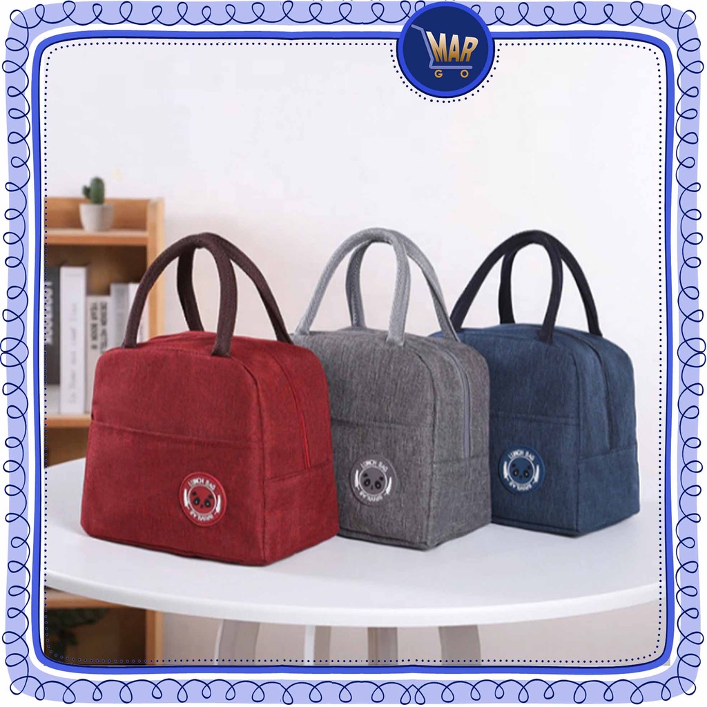 Jual TAS BEKAL POLOS Lunch Bag Tas Lunch Box Polos Shopee Indonesia