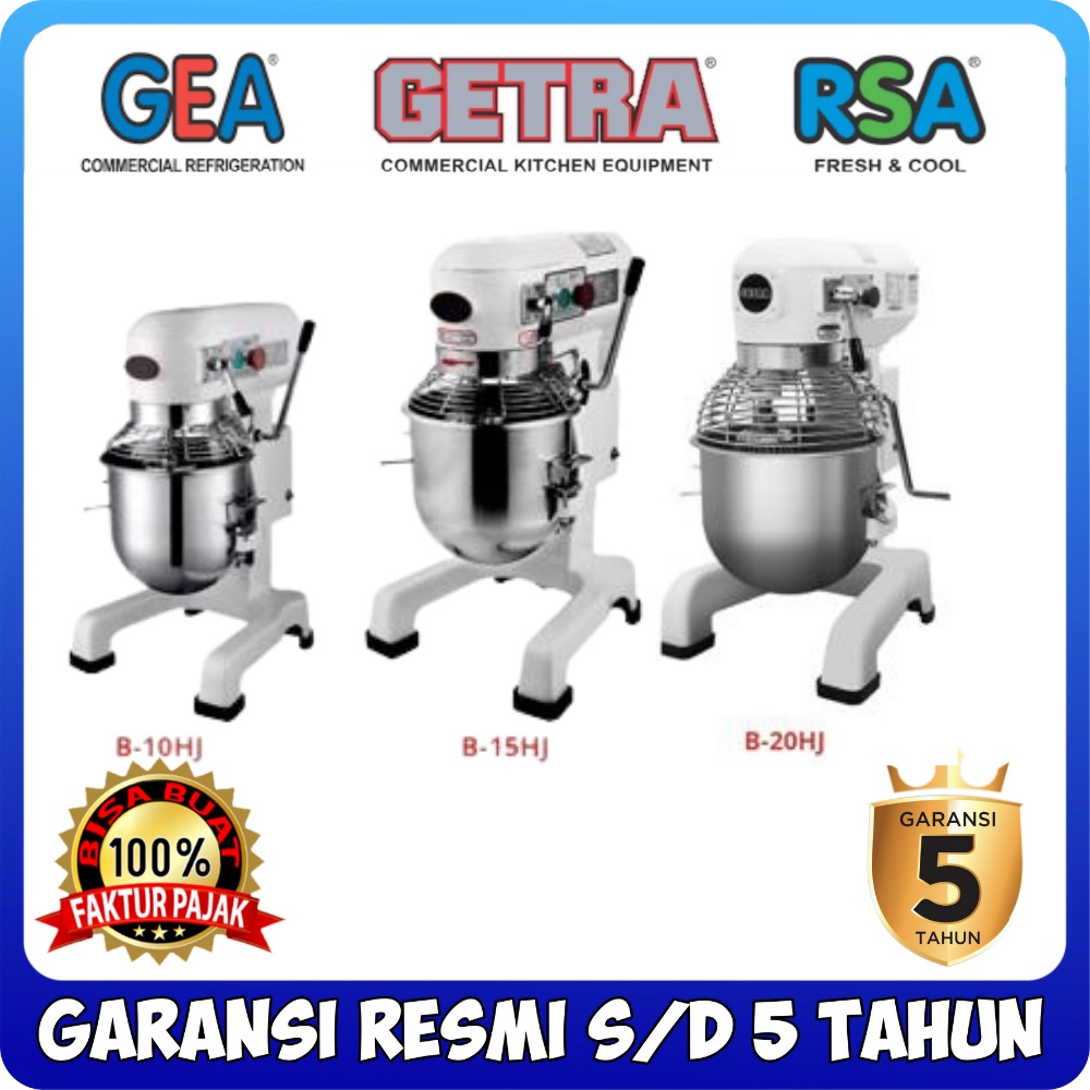 Jual MIXER GETRA B10HJ B15HJ B20HJ MESIN PENGADUK ADONAN B