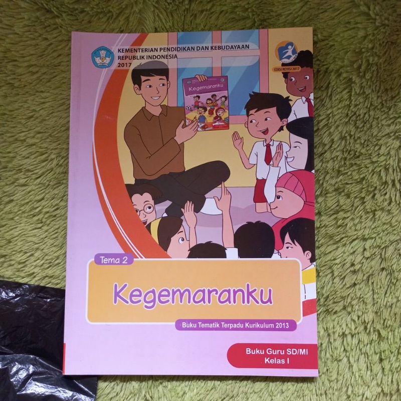 Jual ORIGINAL BUKU GURU TEMATIK TERPADU KELAS 1 SD TEMA 2 KEGEMARANKU ...