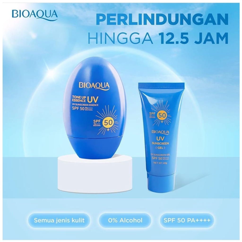 Jual Bio Aqua Bioaqua UV Sunscreen Gel SPF 50 40gr | UV Sunscreen ...