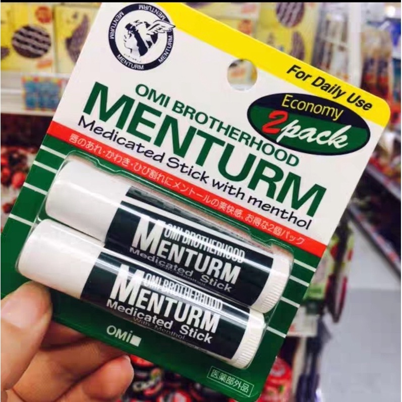 Jual Lip balm Jepang_ Omi Brotherhood Menturm medicated stick with