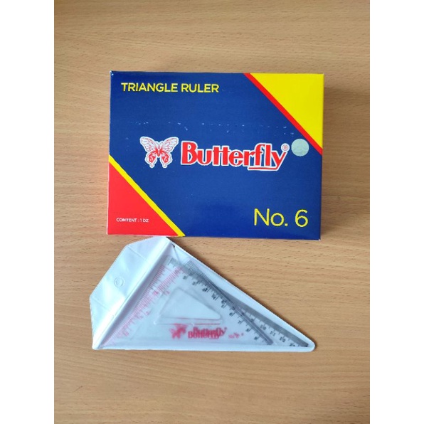 Jual Penggaris Segitiga Set Butterfly Triangle Ruler No.6 | Shopee ...