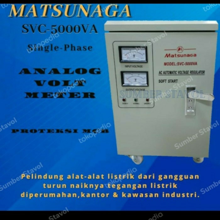 Jual Stabilizer Listrik Va Stavolt Matsunaga Shopee Indonesia