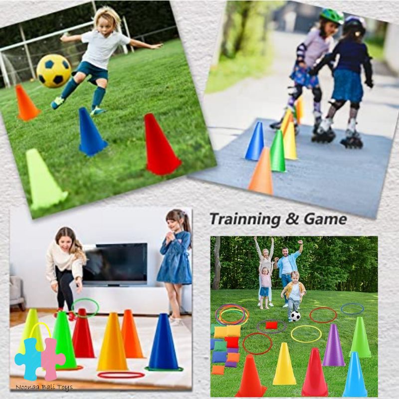 Jual Ring Cone Mainan Rintangan Aktivitas Olahraga Ring Toss | Shopee ...