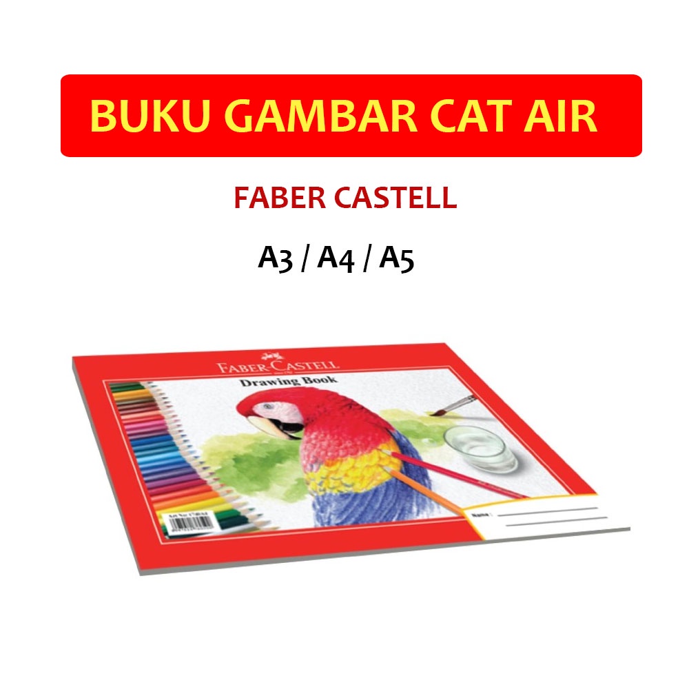 Jual Faber Castell Buku Gambar A3 A4 A5 Bisa Untuk Cat Air Drawing