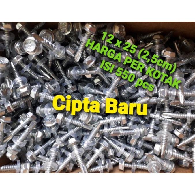 Jual Baut Drilling Baut Holow Baut Galvalum Baut Roofing Tajam Bagus Merk W Shopee Indonesia