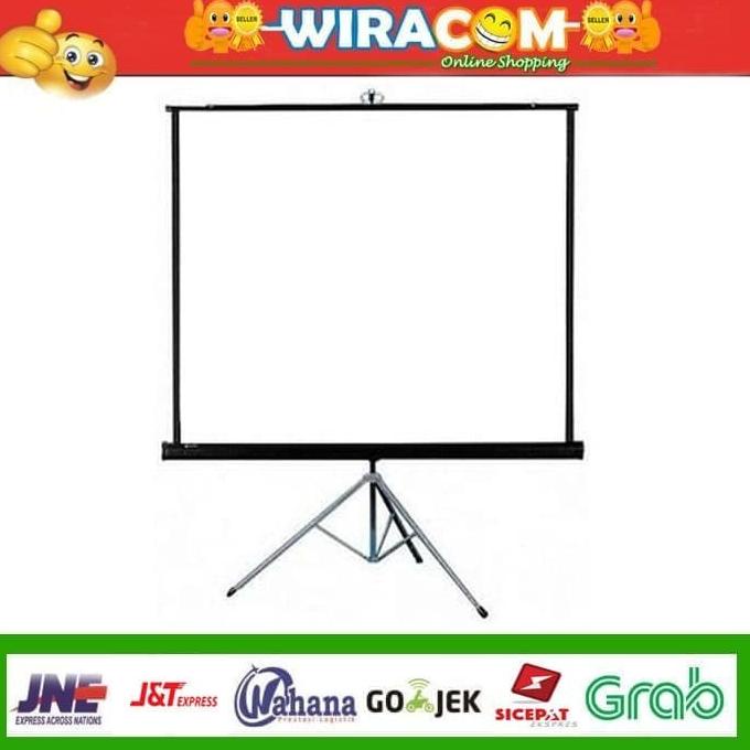 Jual Tripod Screen Projector Layar Proyektor Shopee Indonesia