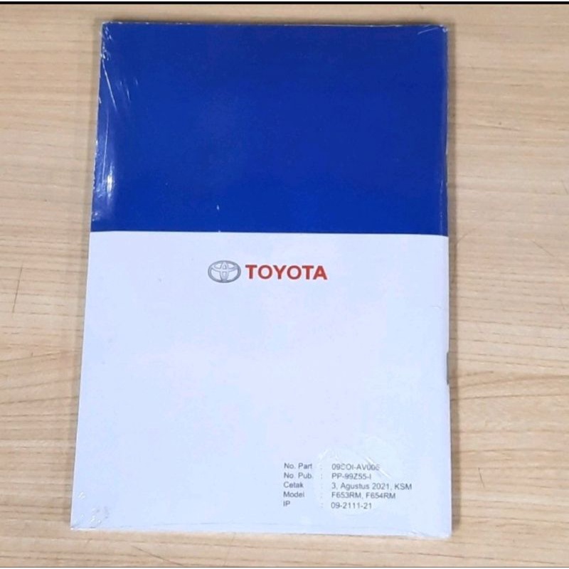 Jual manual book buku pedoman grand new avanza 2018 2019 2020 Shopee