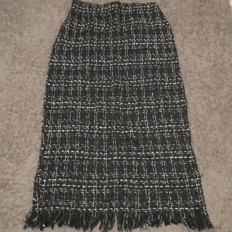 Jual ROK 7/8 TWEED SHEIN | Shopee Indonesia