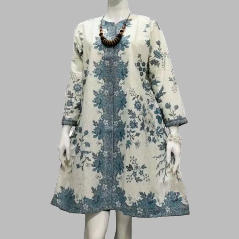 Jual Tunik Batik Remaja / Atasan Batik Wanita Modern Kekinian Terbaru