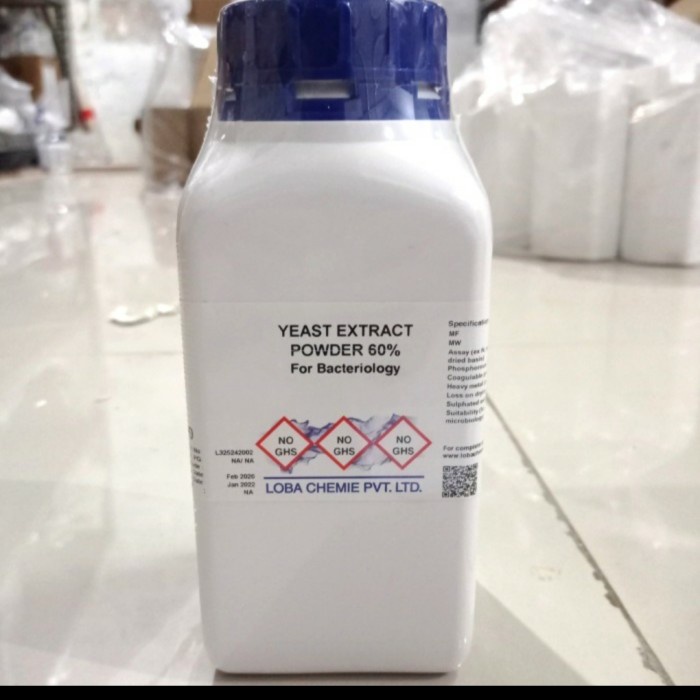 Jual YEAST EXTRACT POWDER 60 GRADE MIKROBIOLOGI BRAND LOBA CHEMIE KATALO Shopee Indonesia