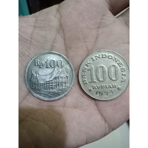 Jual uang kuno koin 100.tahun 1971 oke | Shopee Indonesia