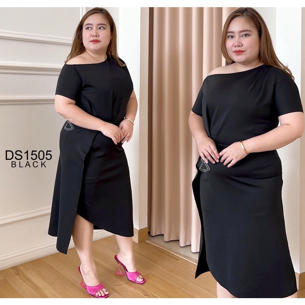 Jual Ds Dress Pesta Sabrina Maxi Bodycon Scuba Dress Kondangan Wanita Modern Murah