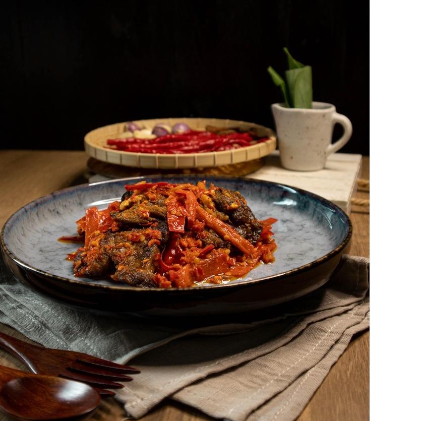 Jual Dendeng Sapi Batokok Balado Basah Asli Payakumbuh Siap Saji ...