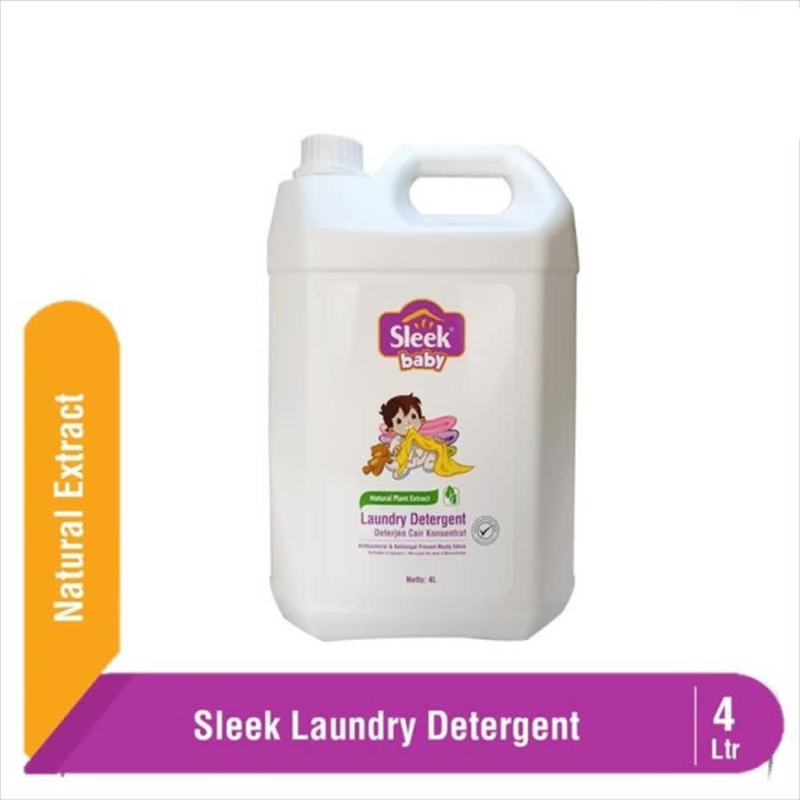Jual Sleek Baby Laundry Detergent Cair 4 Liter Shopee Indonesia
