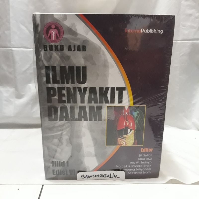 Jual Buku Ajar Ilmu Penyakit Dalam Ipd Jilid 1 2 3 Edisi Vl Fkui