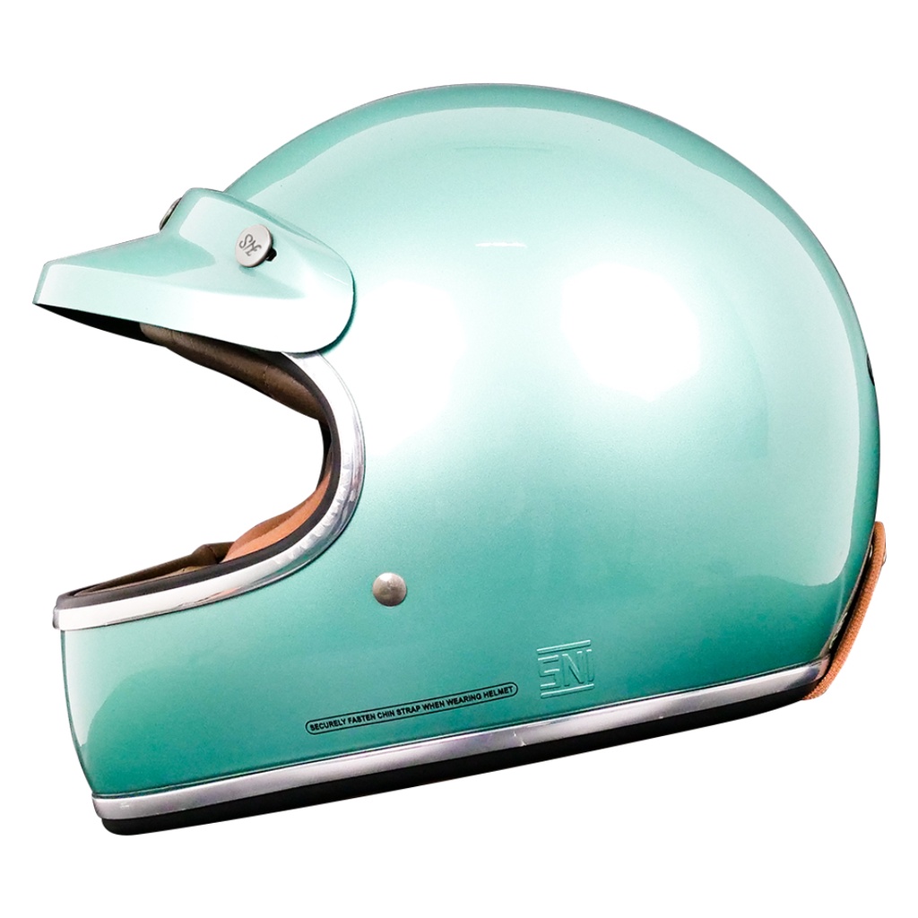 Jual Helm Cargloss Cafe Racer Howard Smith List Chrome - JZ Green ...