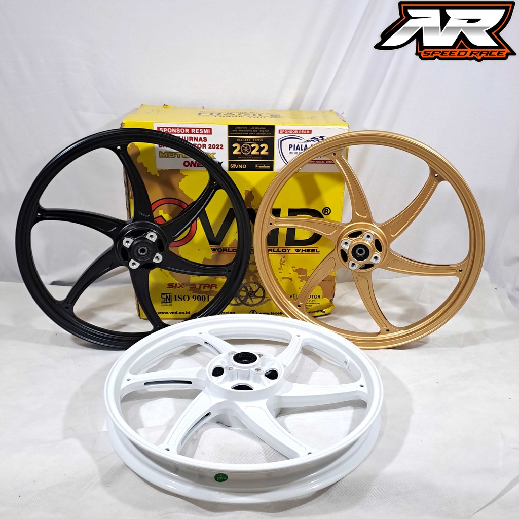 Jual VELG VND RACING SIX STAR SATRIA 2TAK 160x17 & 160x17 | Shopee ...