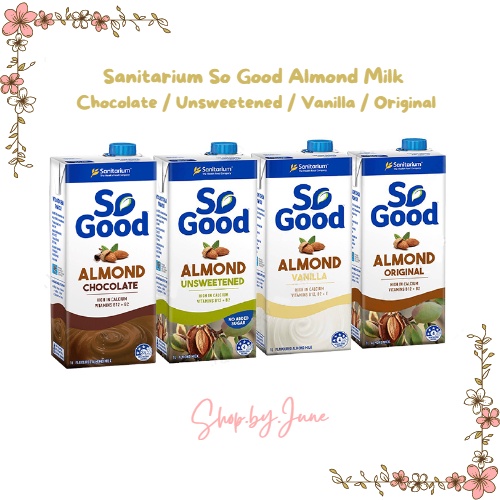 Jual Sanitarium So Good Almond Milk Original / Unsweetened / Chocolate ...