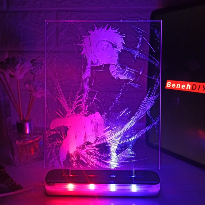 Jual Jujutsu Kaisen Gojo LAMPU LED PURINSU ANIME AKRILIK | Shopee Indonesia