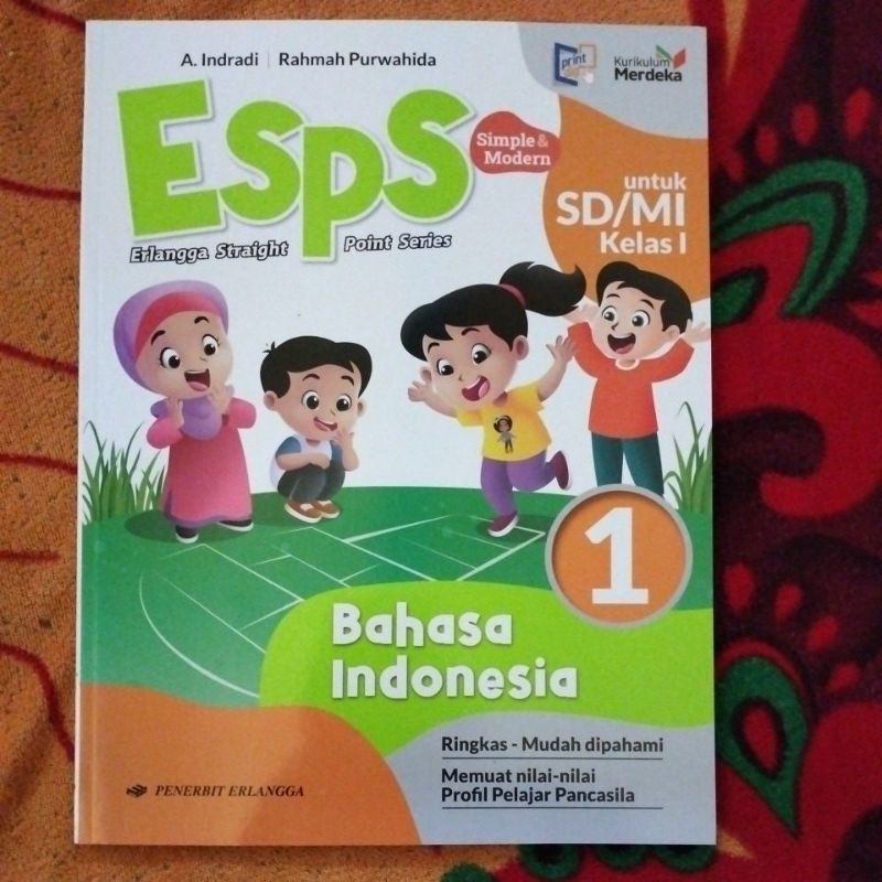 Jual ORIGINAL BUKU ESPS BAHASA INDONESIA KELAS 1 SD KURIKULUM MERDEKA ...