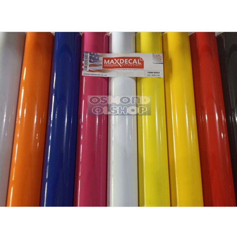 Jual Sticker MAXDECAL Glossy (Roll) 45cm X 15m | Shopee Indonesia