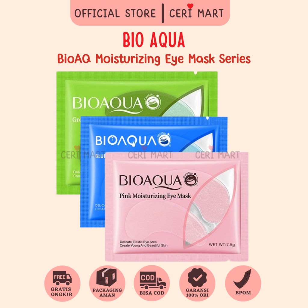 Jual Bioaqua Bio Aqua Eye Mask Moisturizing Masker Mata 7.5g untuk