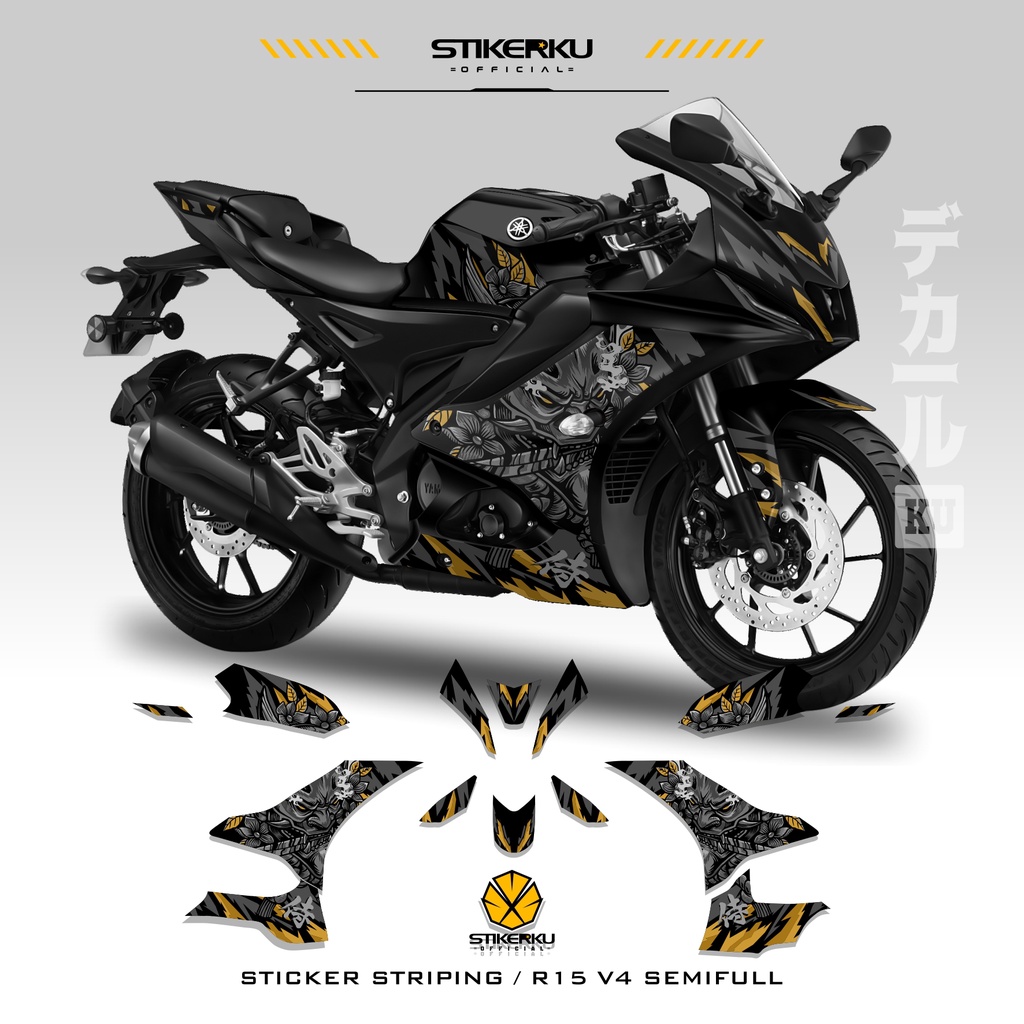 Jual STICKER STRIPING / YAMAHA R15V4 EDISI 4 / SEMIFULL / STOCK ...