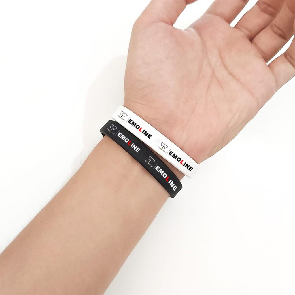 Jual EMOLINE Wristband - Gelang Karet Emoline Ori - Aksesoris Fashion ...