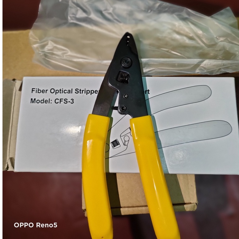 Jual stripper fiber optik / stripper 3 hole / stripper fiber optic ...