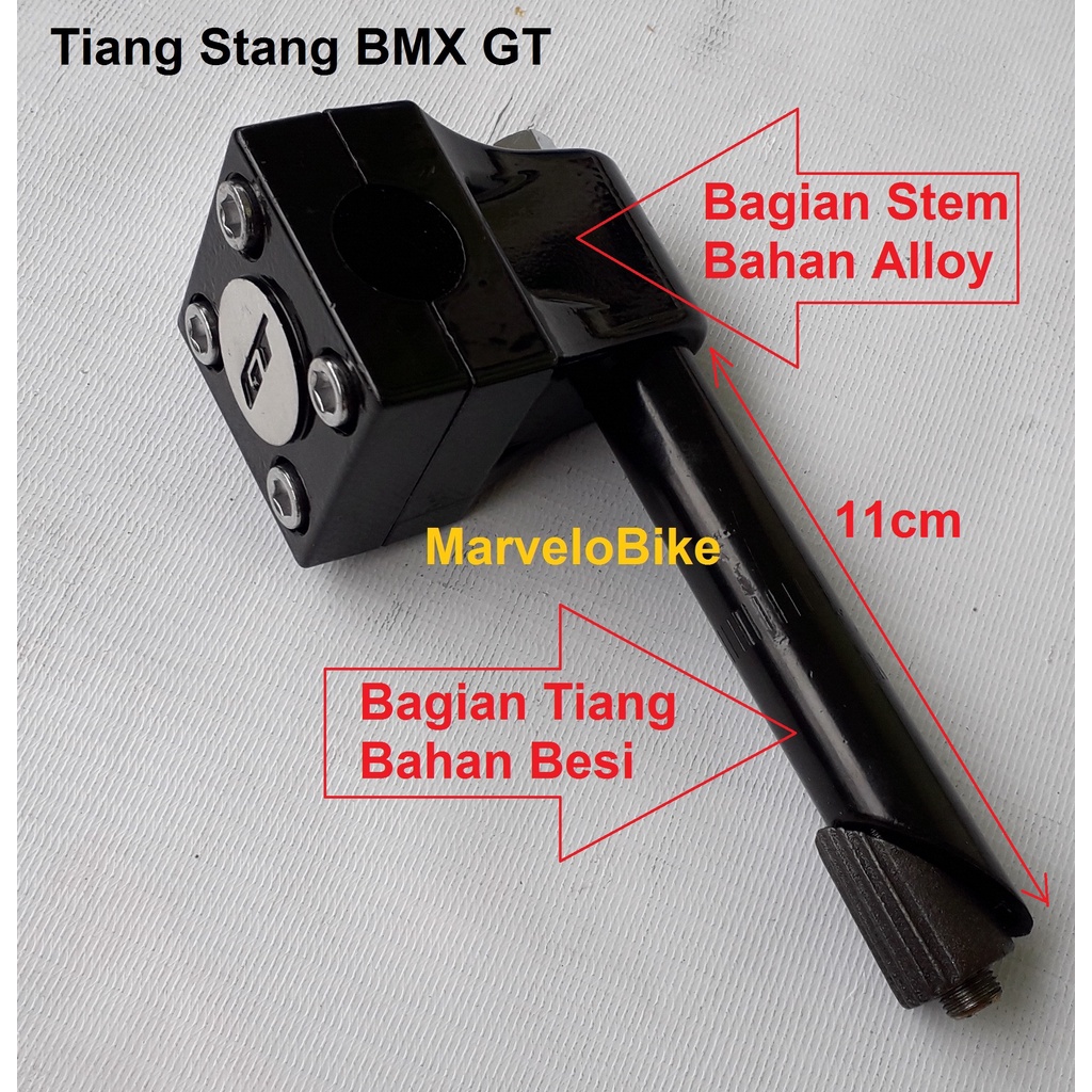 Jual Tiang Stang BMX Rotor GT Stem BMX GT Alloy | Shopee Indonesia