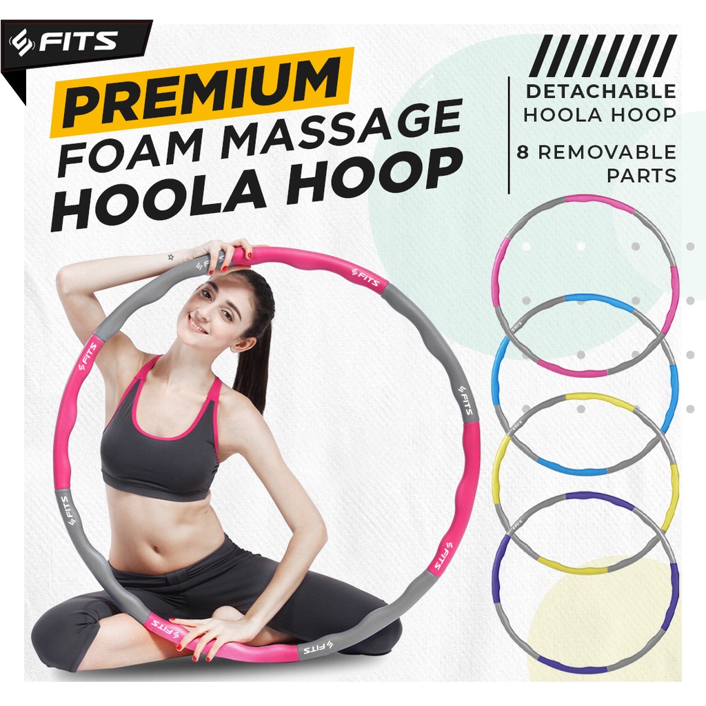 Jual SFIDN FITS Premium Foam Massage Hoola Hoop | Hulla Hula Hoop Hup ...