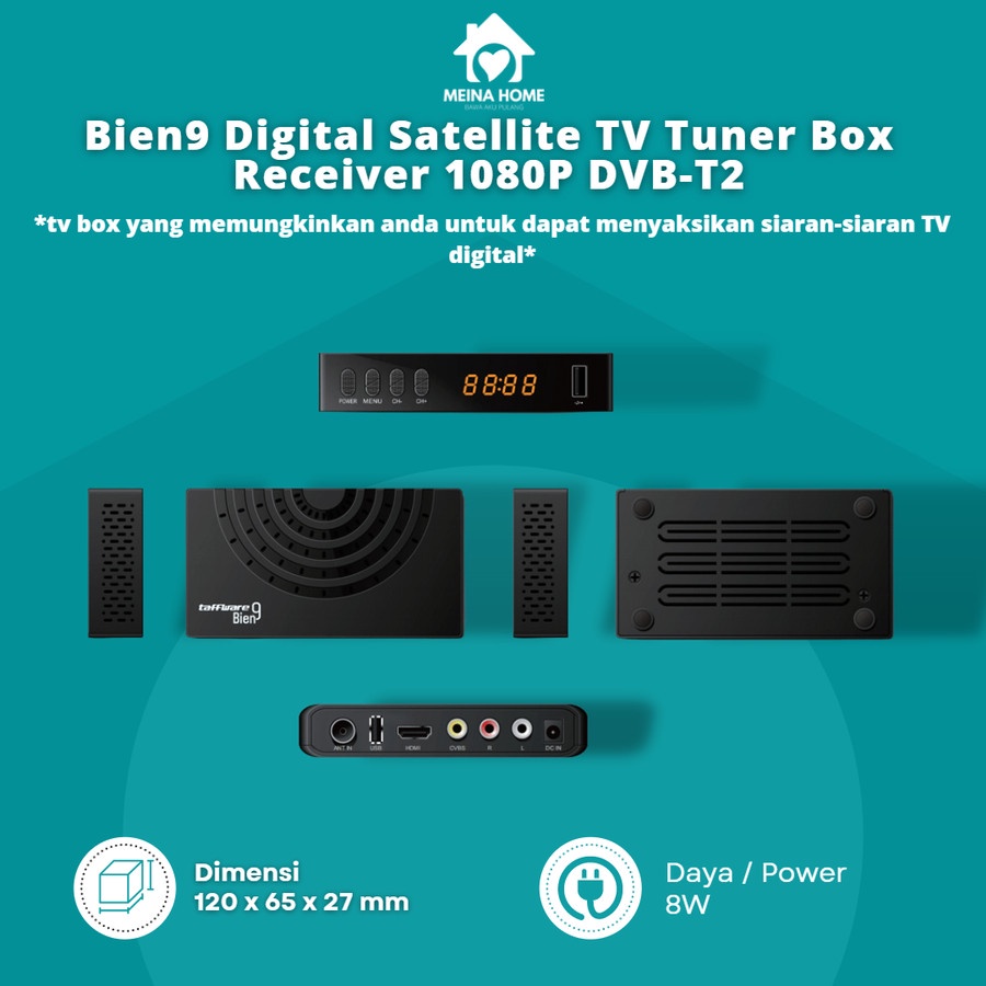Jual SET TOP BOX DIGITAL DVB T2 TV BOX STB DIGITAL RECEIVER TV TUNER ...