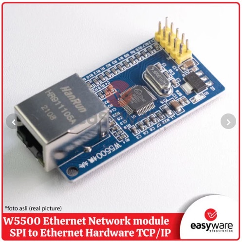 Jual W5500 Ethernet Network module SPI to Ethernet Hardware TCP IP ...