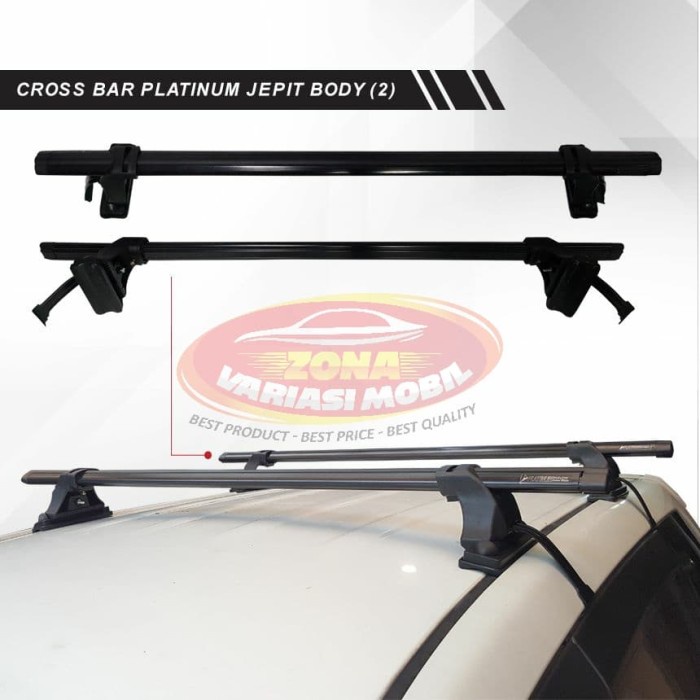 Jual Guard Cross Bar Kaki Rack Platinum Jepit Body Mobil Universal Kaki ...