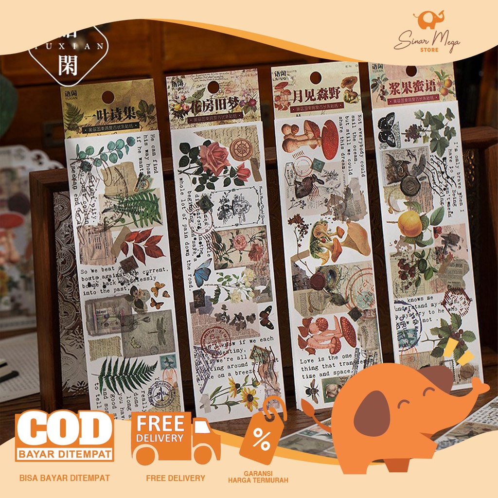 Jual Records of Plants Diary Deco Stickers / Sticker Stiker Deco ...