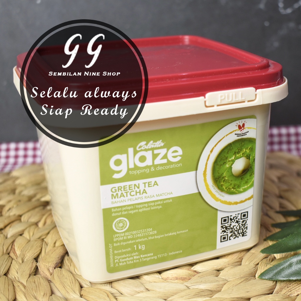 Jual COLATTA GLAZE GREEN TEA 1 KG Matcha Glazing Macha Teh Hijau ...