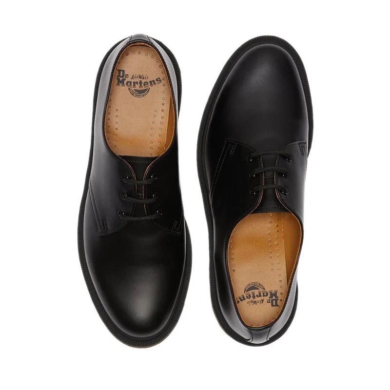 Jual Dr Martens 1461 PW Black Smooth Leather Shoes Shopee Indonesia