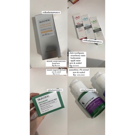 Jual NEW & PRELOVED SKINCARE & MAKEUP SKINTIFIC CLICK TOOTHPASTE ...
