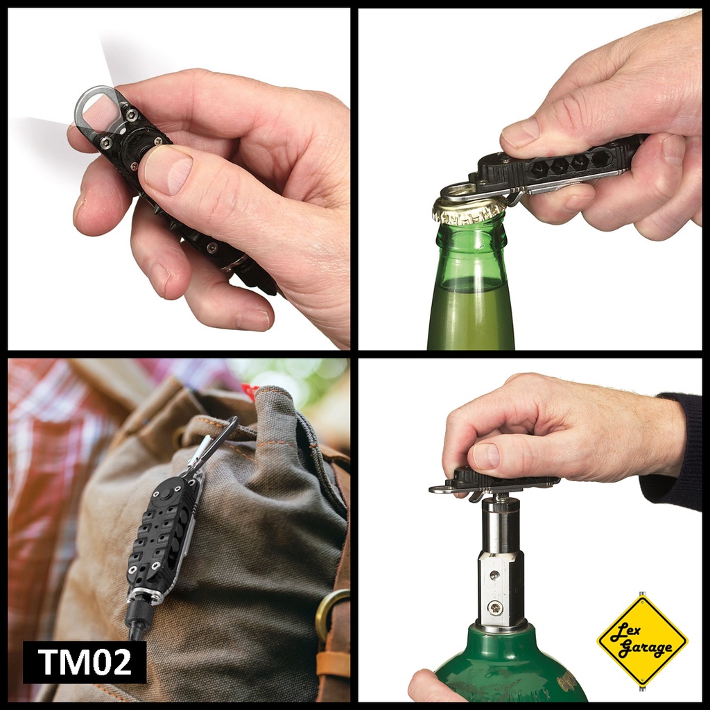 Jual Obeng Set Senter LED Pembuka Tutup Botol Gantungan Kunci Ring Pas ...