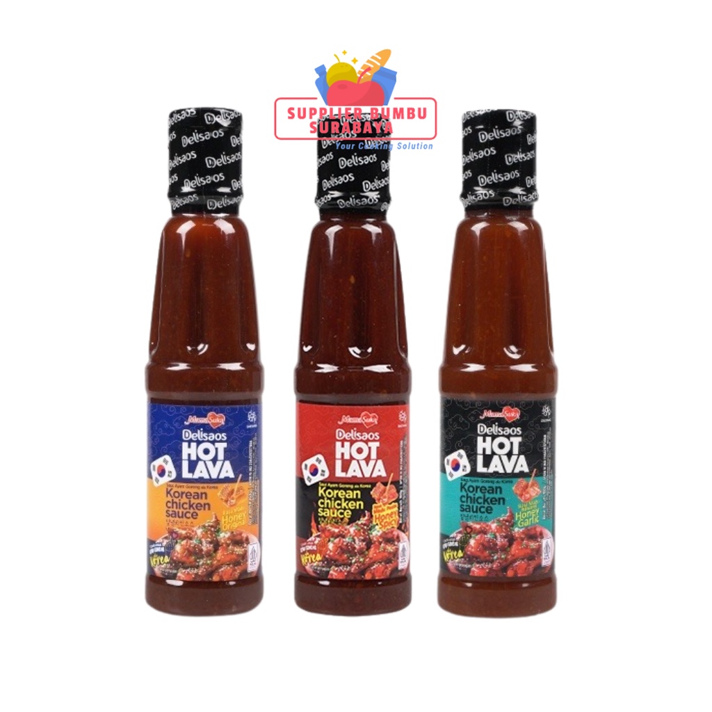 Jual MamaSuka Delisaos Hot Lava Korean Chicken Sauce Original Spicy ...