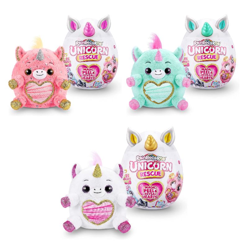 Jual Mainan Anak Zuru Rainbocorns Unicorn Rescue Big Surprise Original 